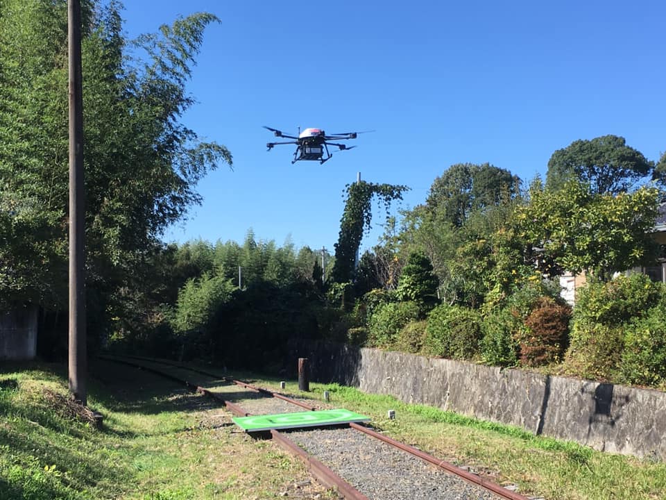 Drone delivery with abandoned railway as drone airway.