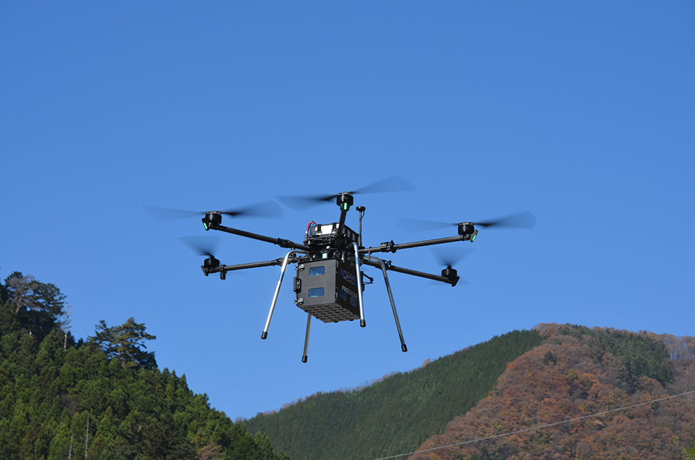 ドローン 新製品情報】最大55kg積載の多用途型運搬ドローン「軽助55」登場～林業